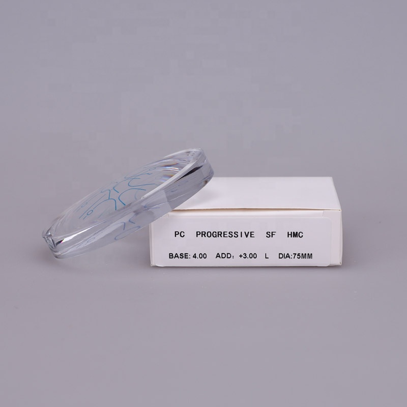 Semi-Finished 1.59 Polycarbonate PC Progressive Lenses